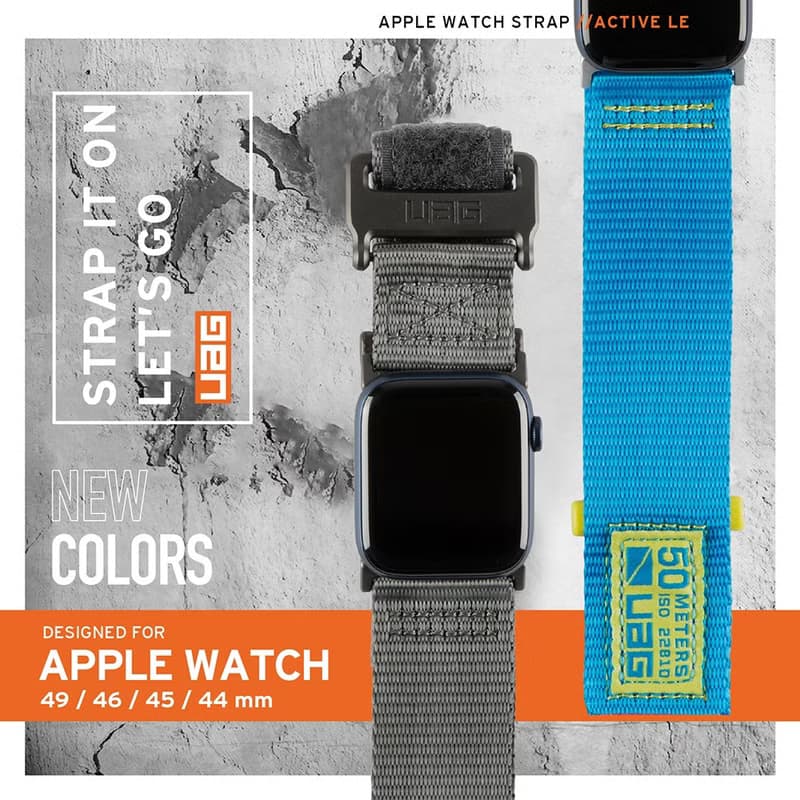 UAG Apple Watch 42/44/45/46/49mm 時尚尼龍錶帶-加長版