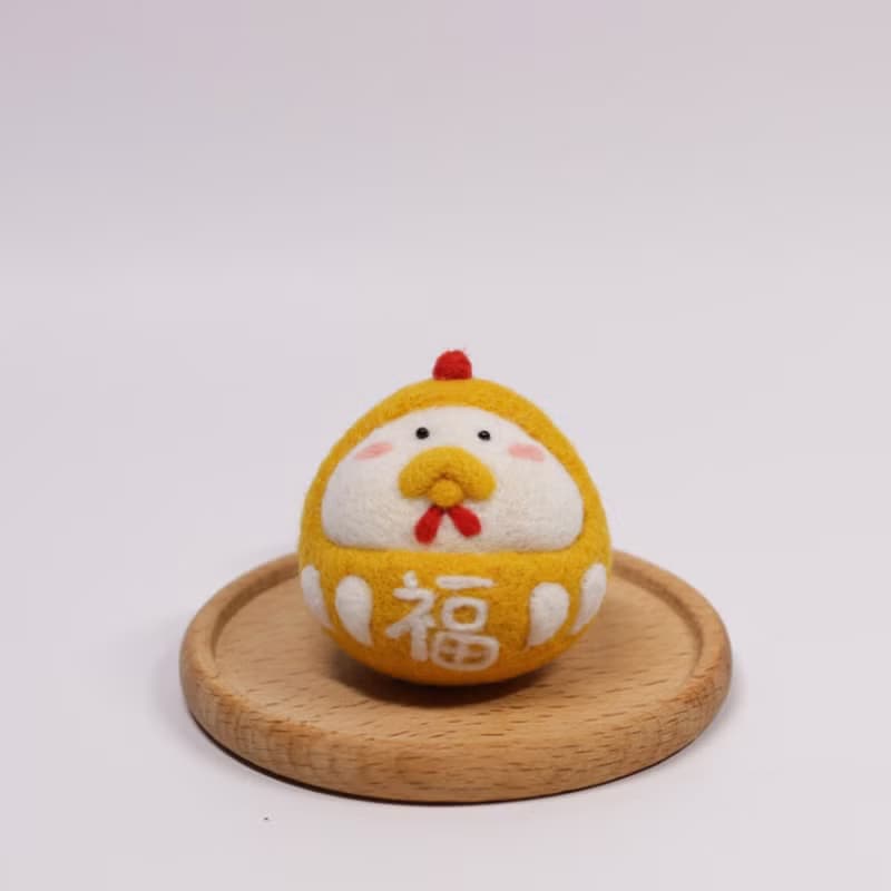 小雞 達摩 不倒翁 福神 鑰匙圈 吊飾 羊毛氈 生肖 生日禮物