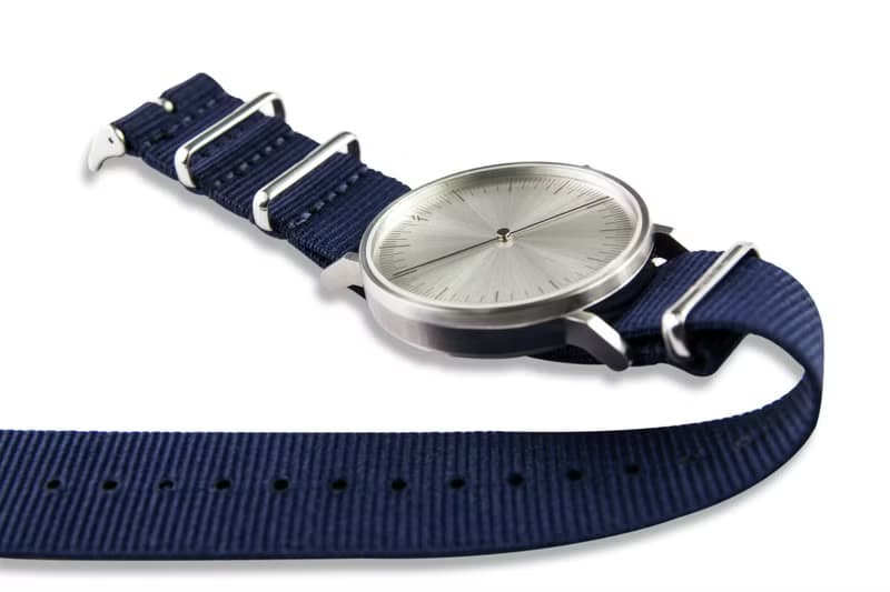 Simpl Watch - Silver Charcoal Nato Set