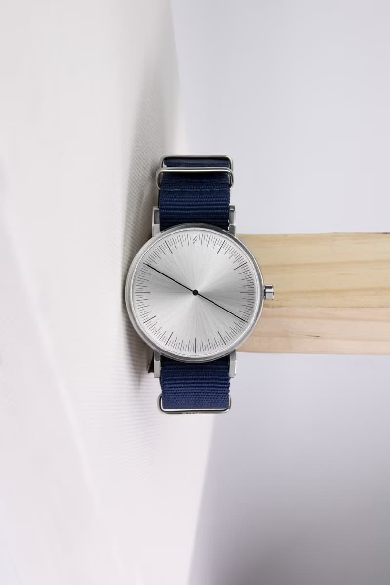 Simpl Watch - Silver Charcoal Nato Set