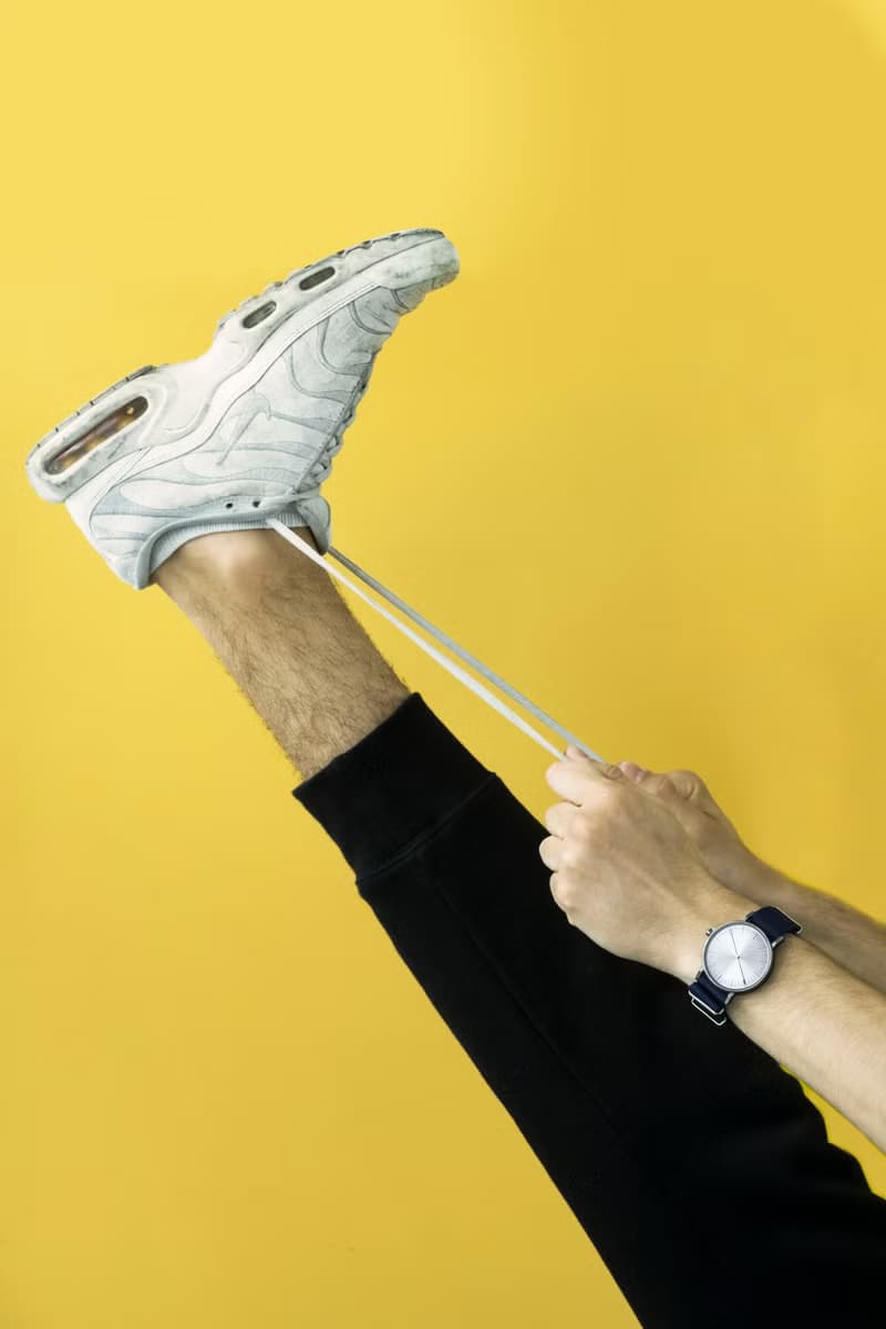 Simpl Watch - Silver Charcoal Nato Set