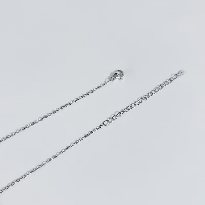 聖誕 交換禮物波浪925純銀項鍊 簡約經典設計 贈分享微笑大方盒