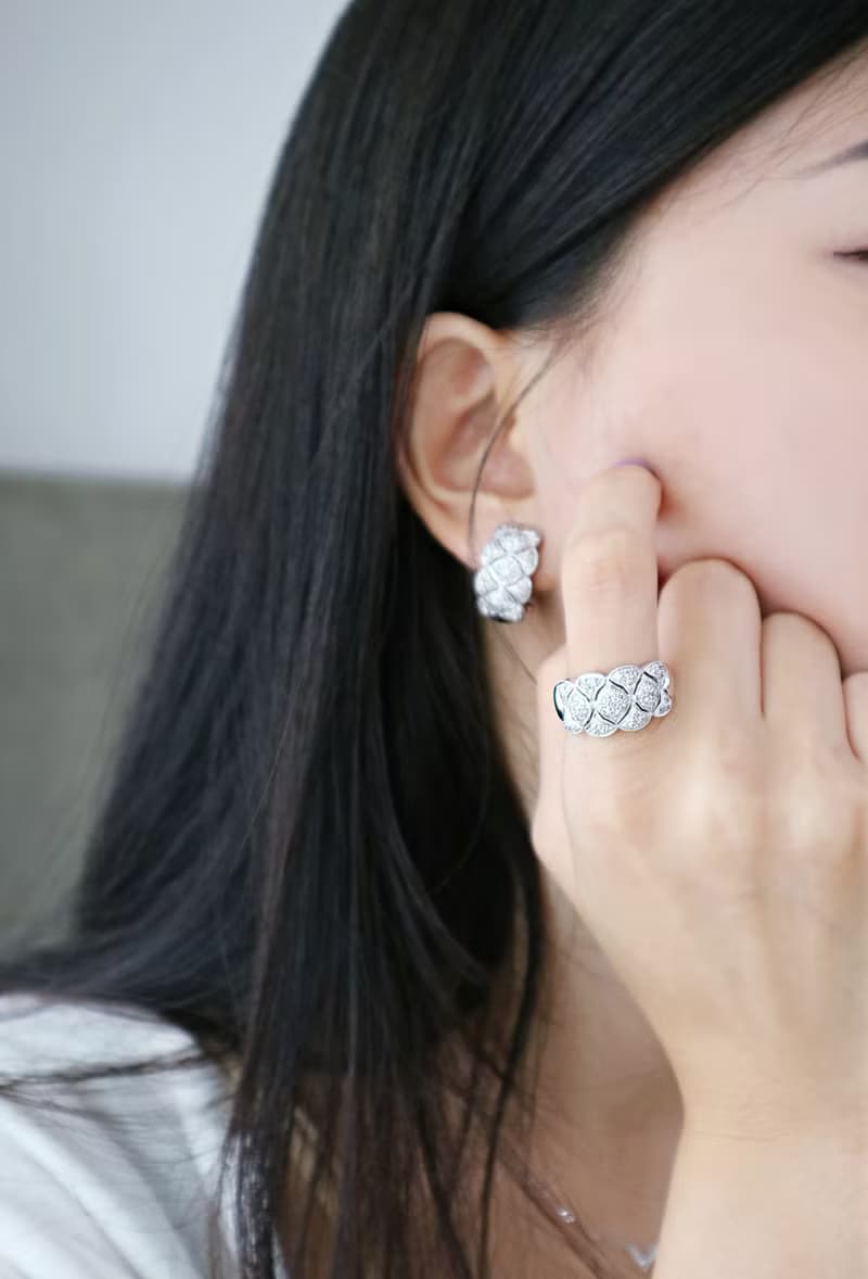 雲朵個性鑽石戒指