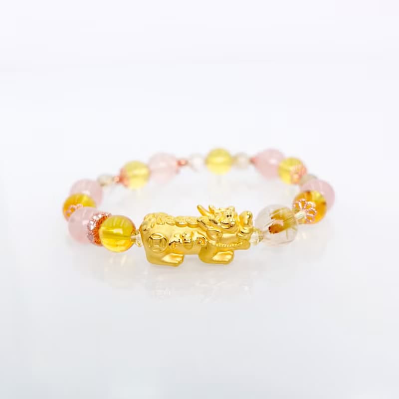 寶麗金珠寶-黃金貔貅造型手鍊