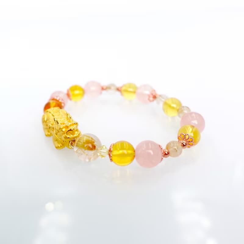 寶麗金珠寶-黃金貔貅造型手鍊