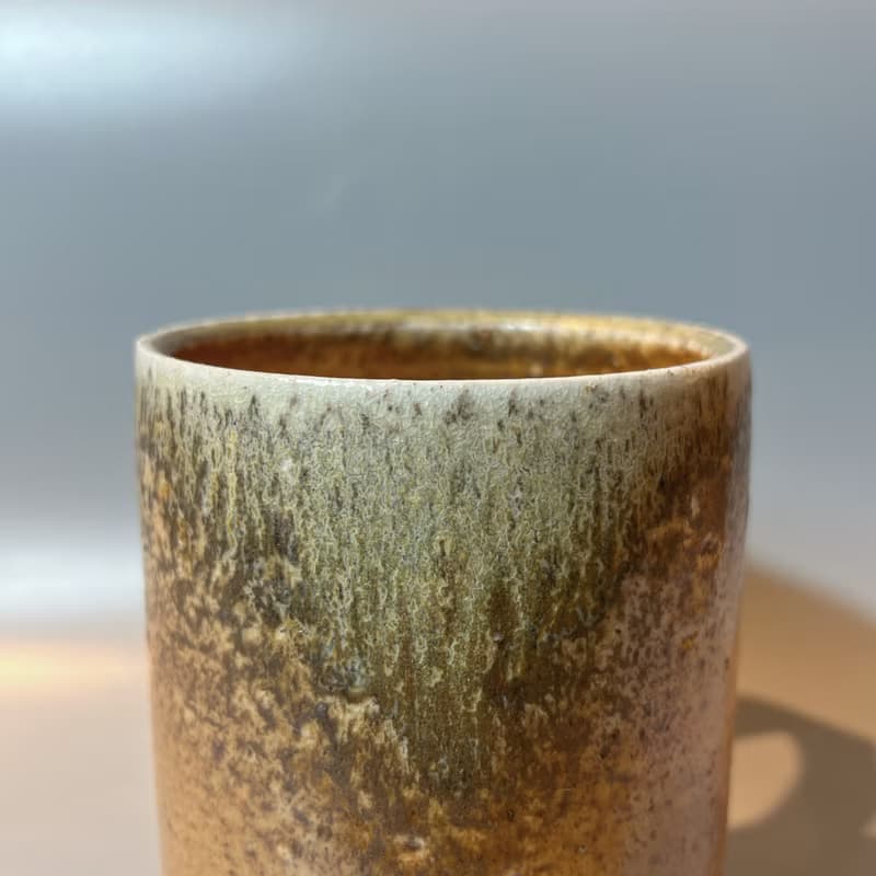 柴燒600cc白陶超大馬克杯 / 啤酒杯 / 小平凡手作