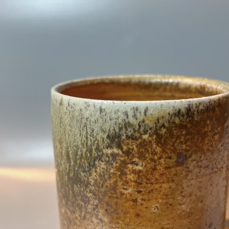 柴燒600cc白陶超大馬克杯 / 啤酒杯 / 小平凡手作