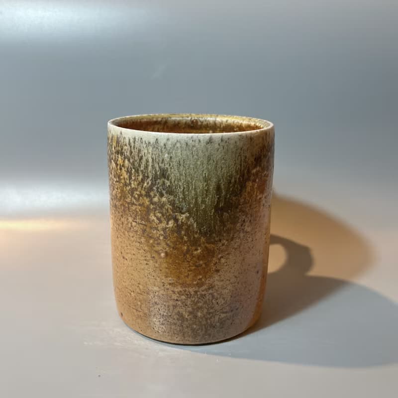 柴燒600cc白陶超大馬克杯 / 啤酒杯 / 小平凡手作