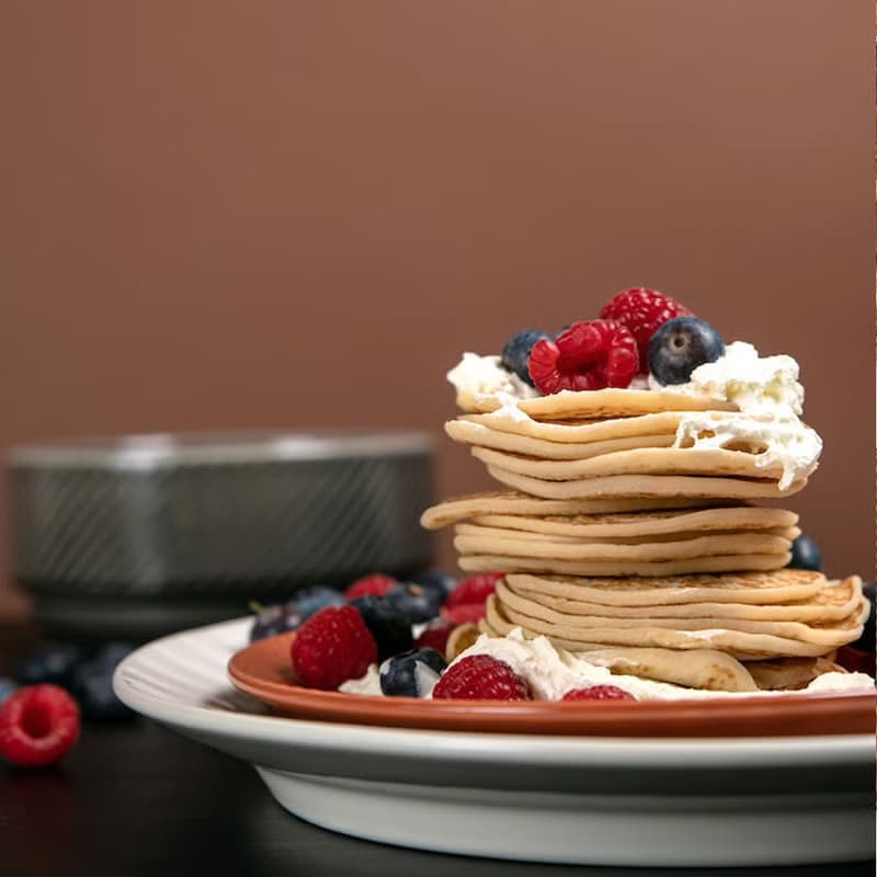 Coffee & More 餐盤20cm 磚紅