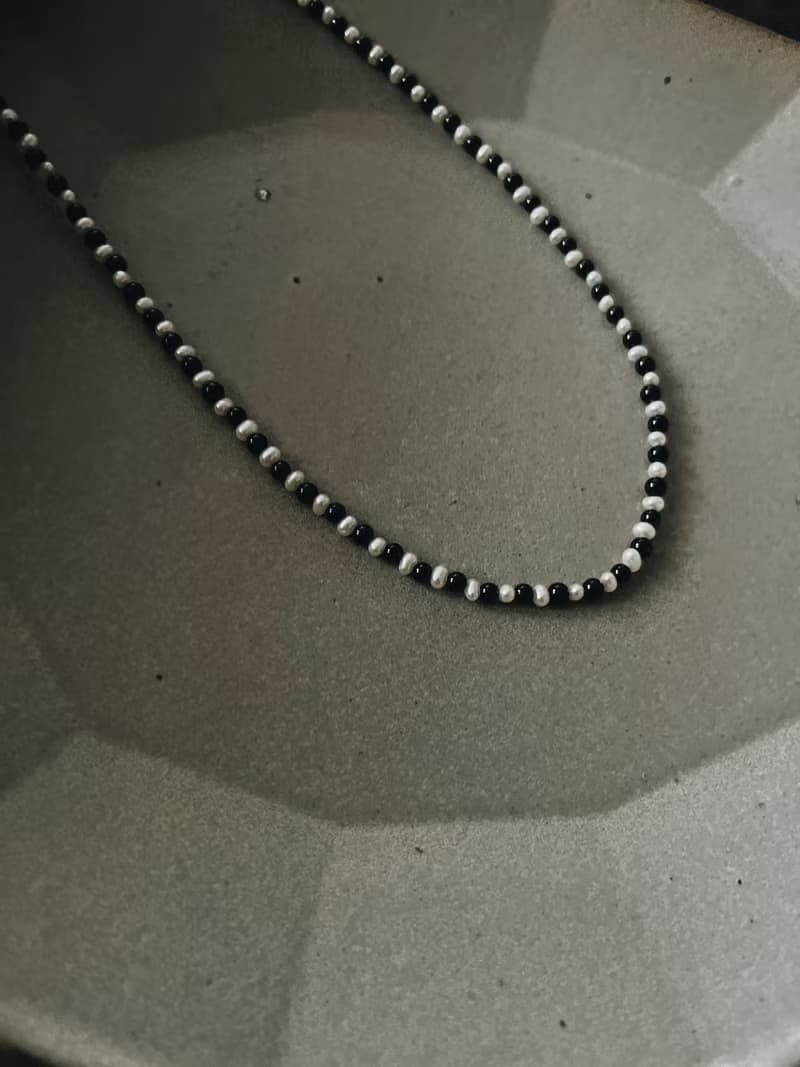 KUÂN KUÂN  Baby淡水珍珠 天然黑瑪瑙 項鍊