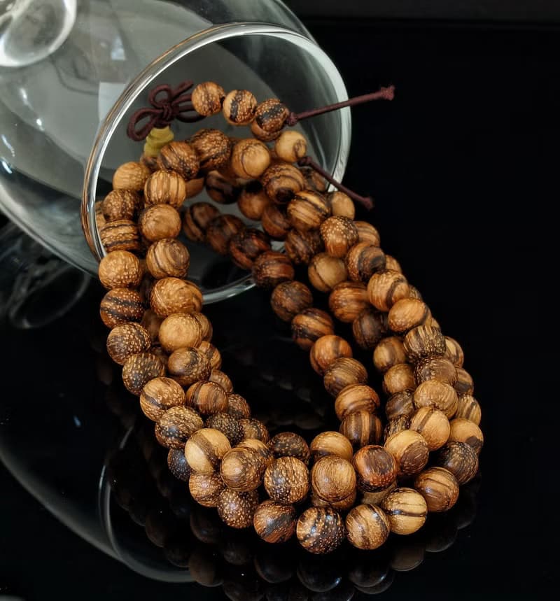 入門級越南沉香木珠 108粒 三圈 8mm 手鍊