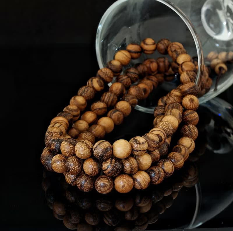 入門級越南沉香木珠 108粒 三圈 8mm 手鍊