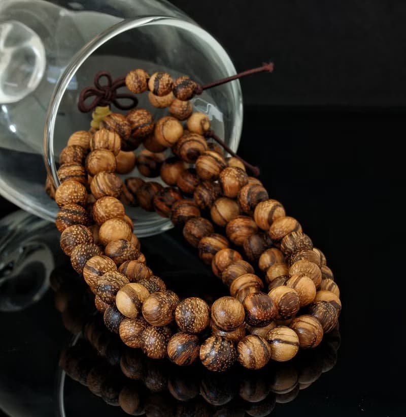 入門級越南沉香木珠 108粒 三圈 8mm 手鍊