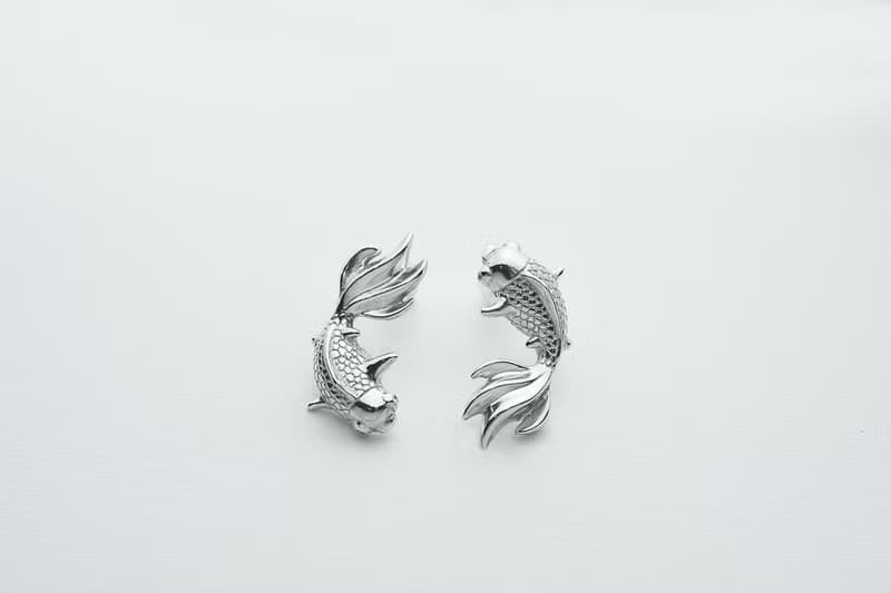 金魚 年年有餘 | 立體耳環 925純銀 手工銀飾 情人禮物 生日禮物