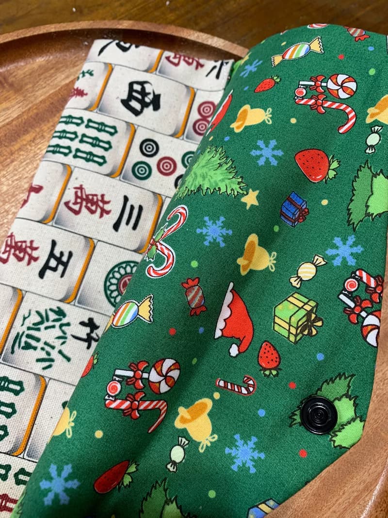 文青風環保純棉筷袋 大三元 原胚米白 日本 潮物 收納 手作餐具