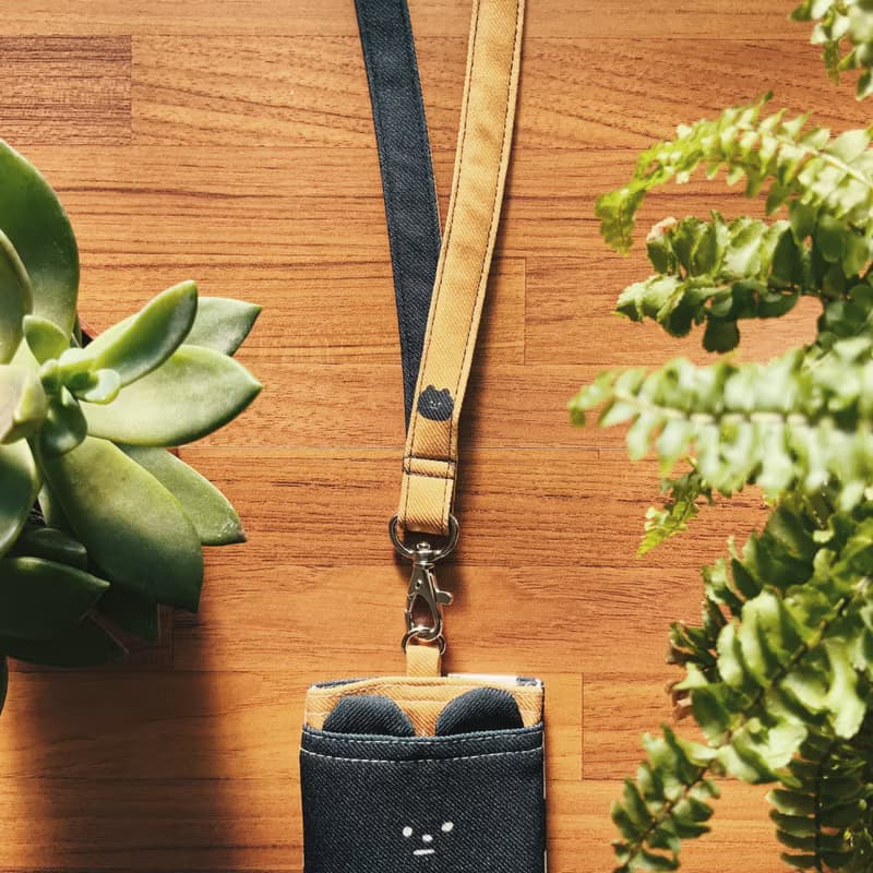 造型證件套 票卡夾 含掛繩 - 台灣黑熊