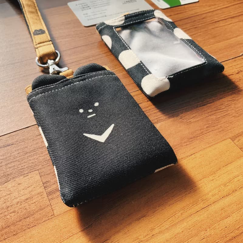 造型證件套 票卡夾 含掛繩 - 台灣黑熊