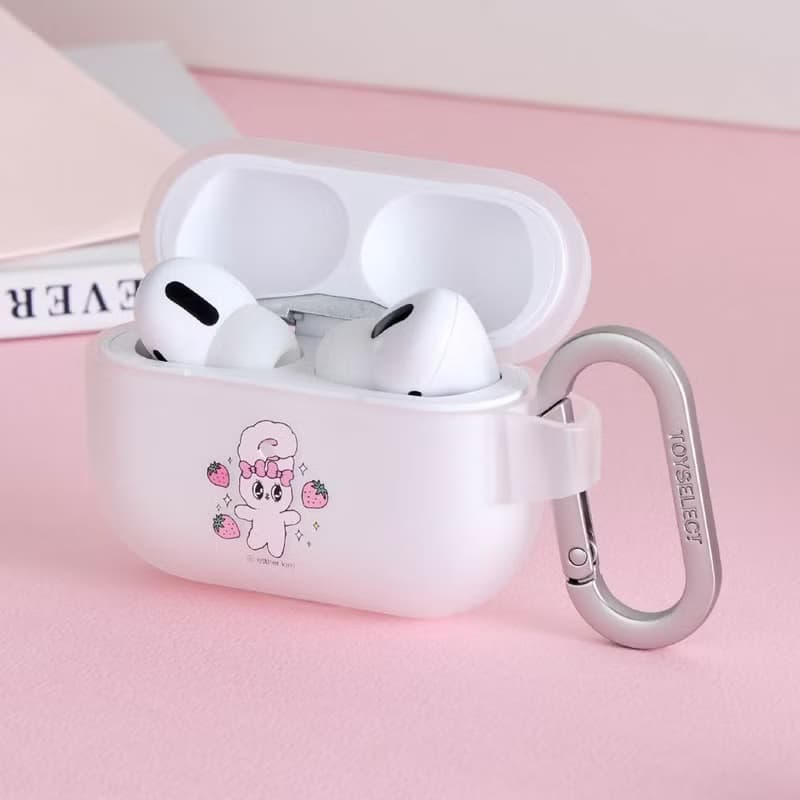艾絲樂小兔 開心草莓強悍防摔AirPods保護套