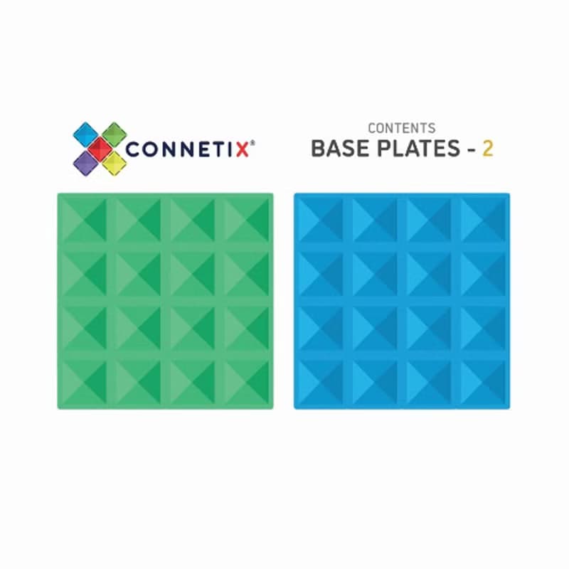 澳洲Connetix彩虹磁力積木-底板2入組(2pc)