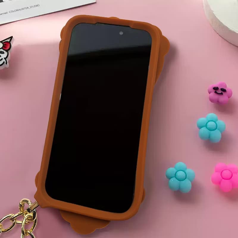 【Candies】iPhone 16 Pro - 花花睡眠寶寶 咖啡 手機殼 七夕情人