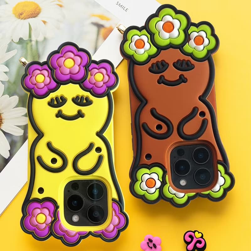 【Candies】iPhone 16 Pro - 花花睡眠寶寶 咖啡 手機殼 七夕情人