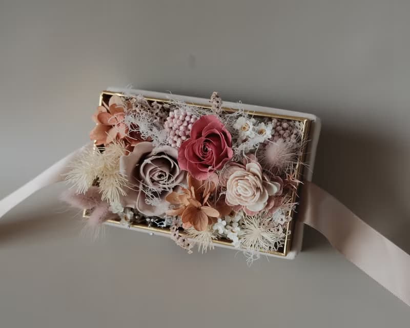 xuli.96 Flower box 絨面永生花花盒