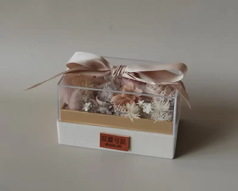 xuli.96 Flower box 絨面永生花花盒