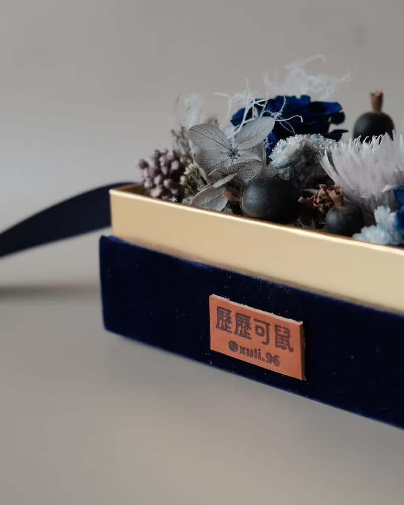 xuli.96 Flower box 絨面永生花花盒