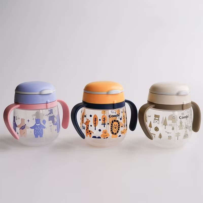 【combi】Laku樂可杯-吸管杯 (240ml/340ml)