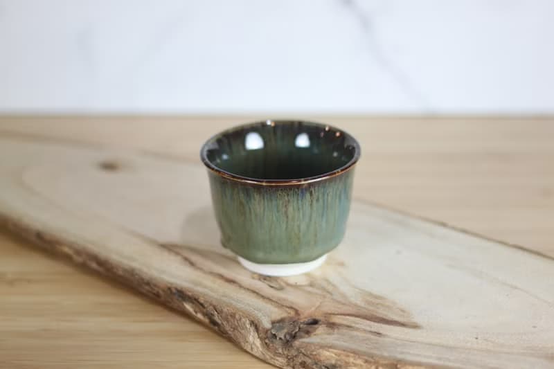【送禮好物】60ml 天目釉 日式手工小茶杯 葉政豪作品