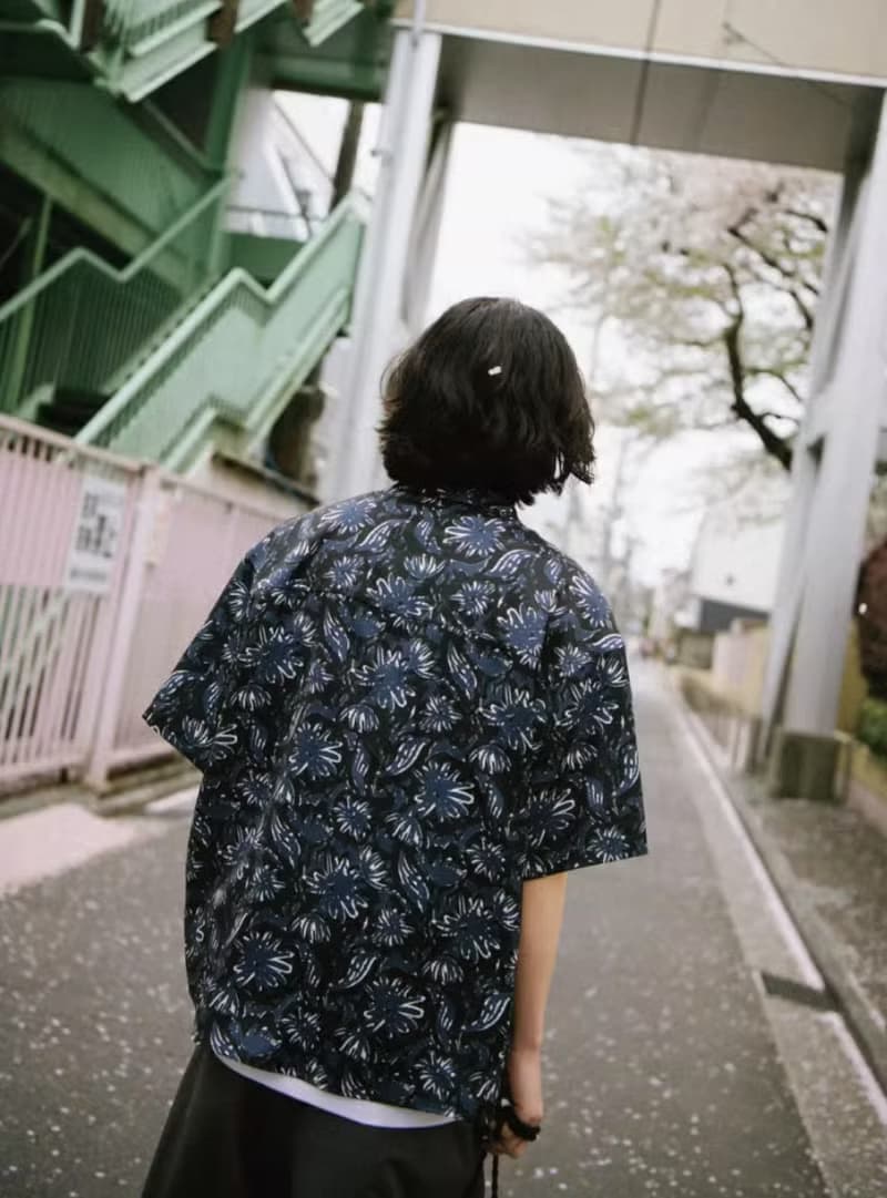 暗夜漫山野 日系古巴領花襯衫