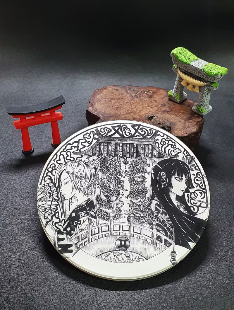 | 東方十二宮 | 陶瓷杯墊-雙子座