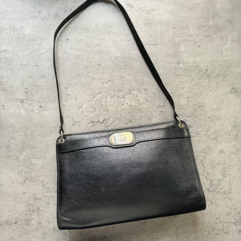 中古美品 Christian Dior 真皮單肩包