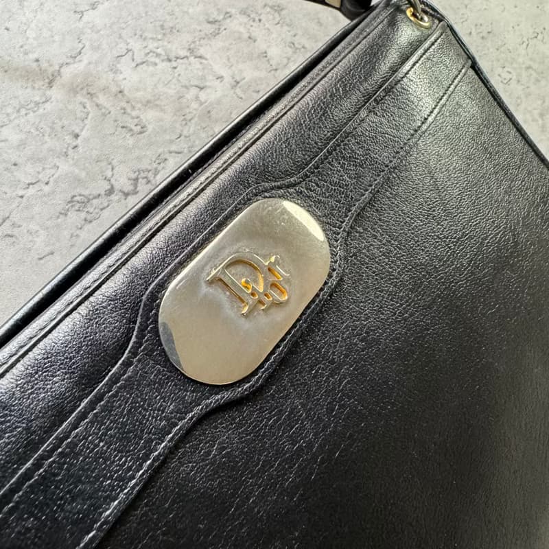 中古美品 Christian Dior 真皮單肩包