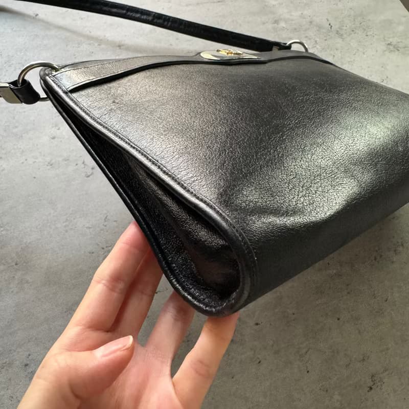 中古美品 Christian Dior 真皮單肩包