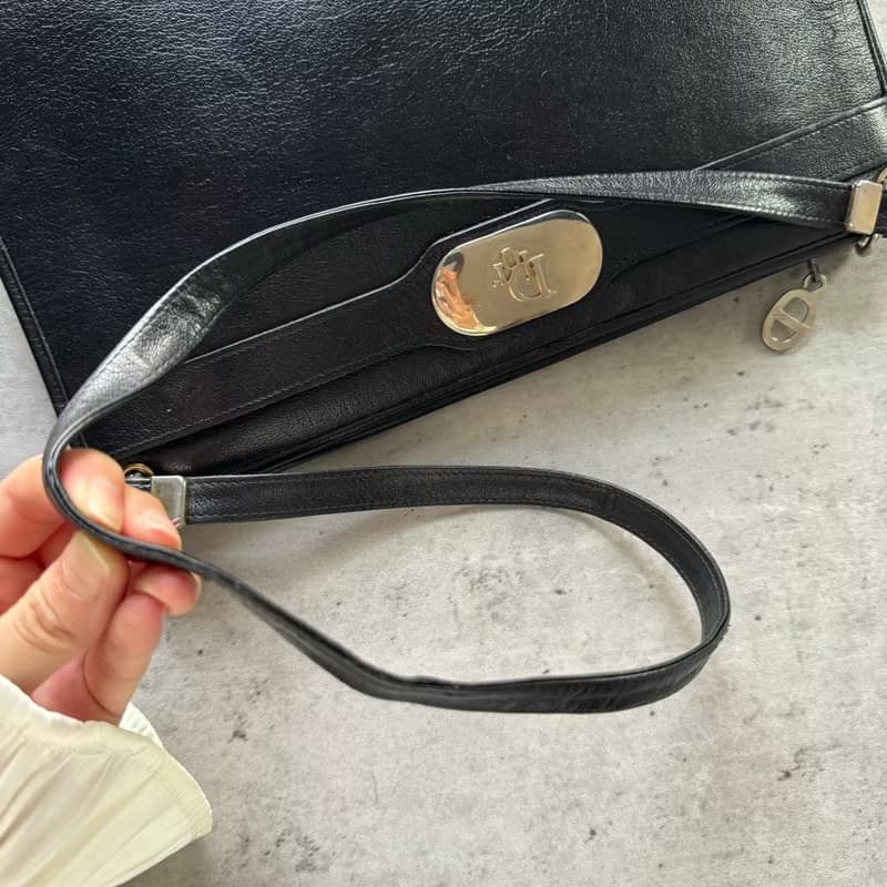 中古美品 Christian Dior 真皮單肩包