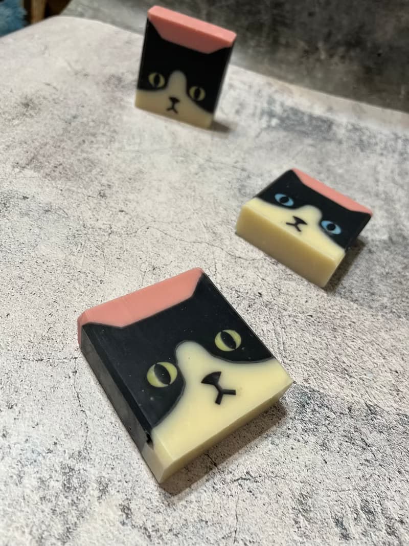 【動物系列】葳創手作館 萌寵賓士貓 沐浴皂