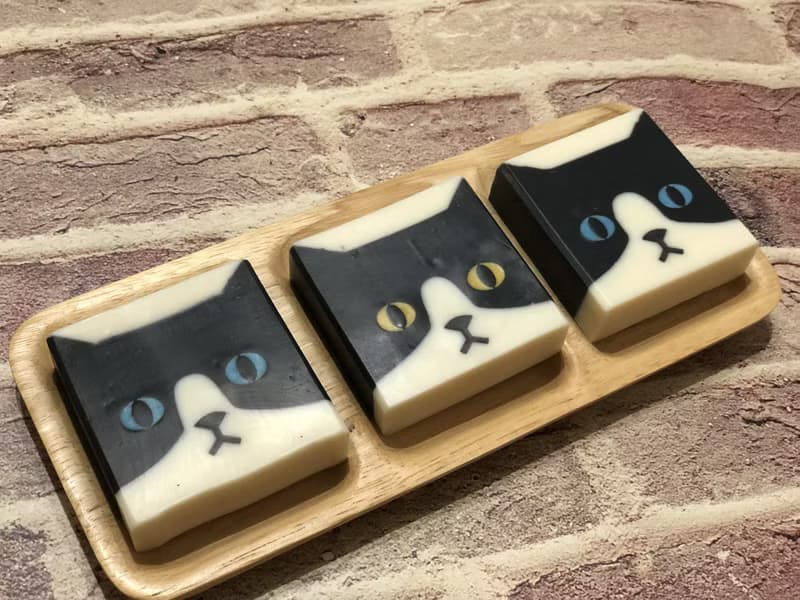 【動物系列】葳創手作館 萌寵賓士貓 沐浴皂