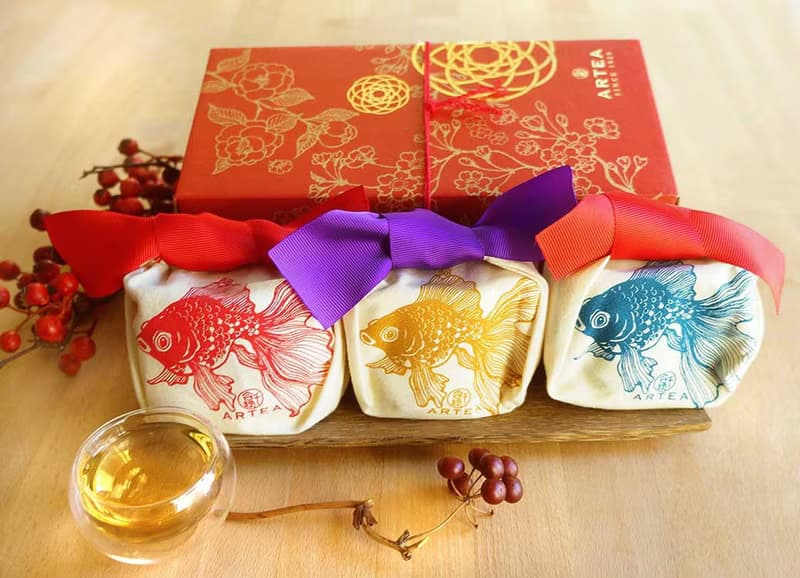 ARTEA【 金玉滿堂 】 禮盒 手採手製茶50gX3