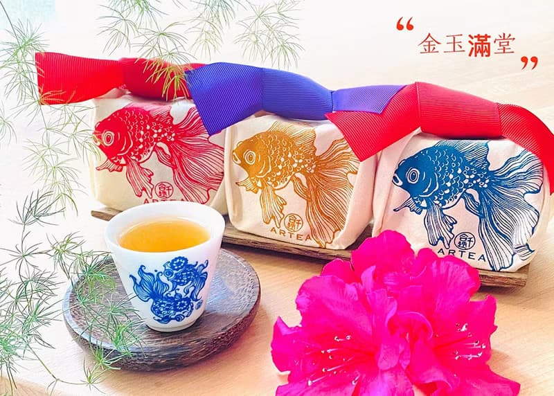 ARTEA【 金玉滿堂 】 禮盒 手採手製茶50gX3