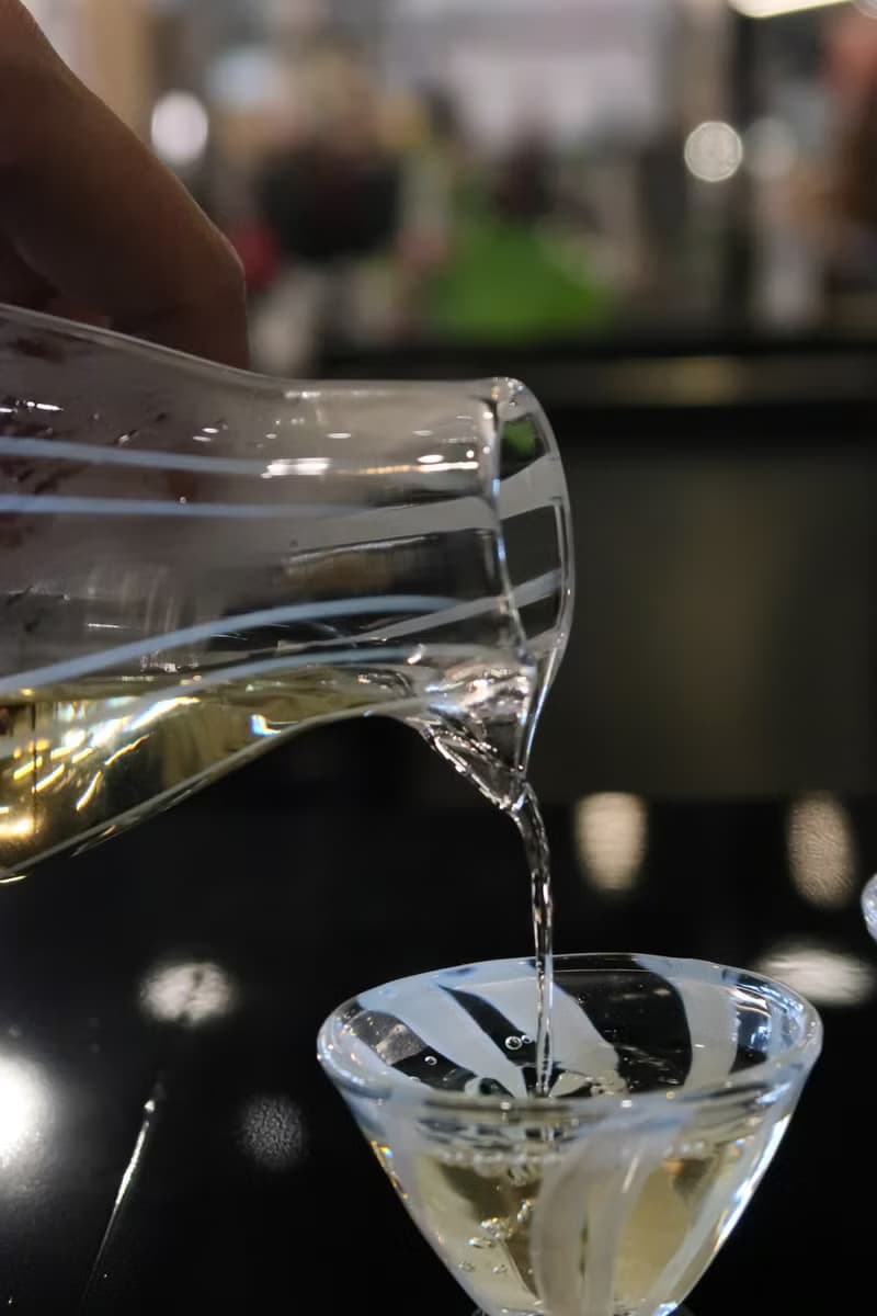 直紋茶酒兩用壺/杯 | 玻璃熾造 工坊手作