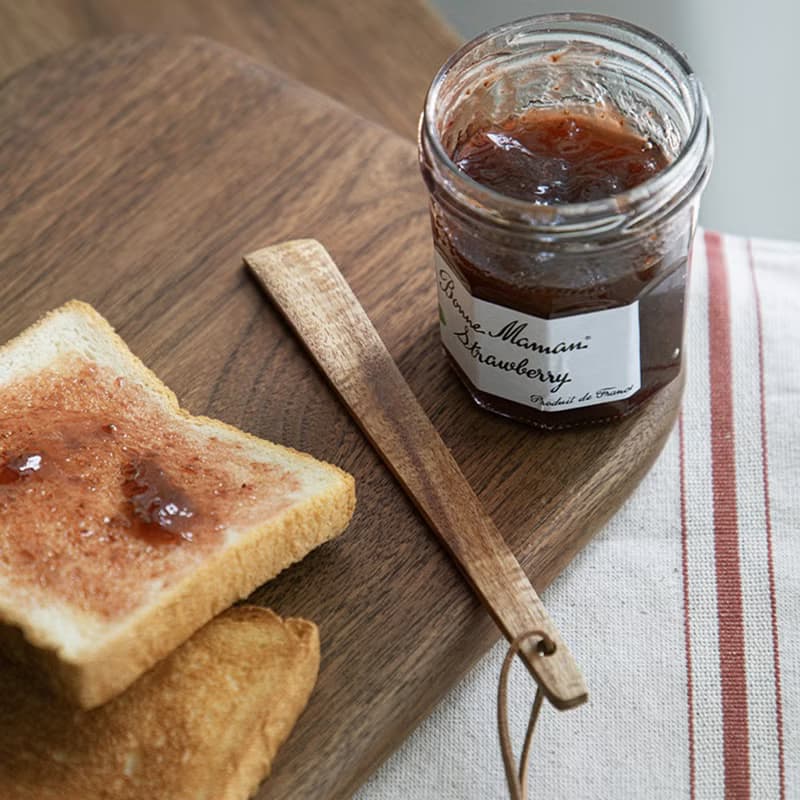 日本霜山 柚木包餡勺/奶油果醬抹刀