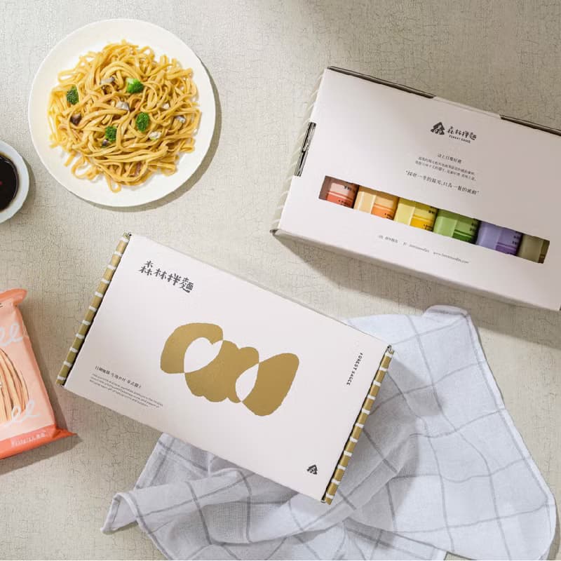【森林麵食/免運組合】中秋禮盒限定-森林暖陽禮盒2盒(拌麵6包入)