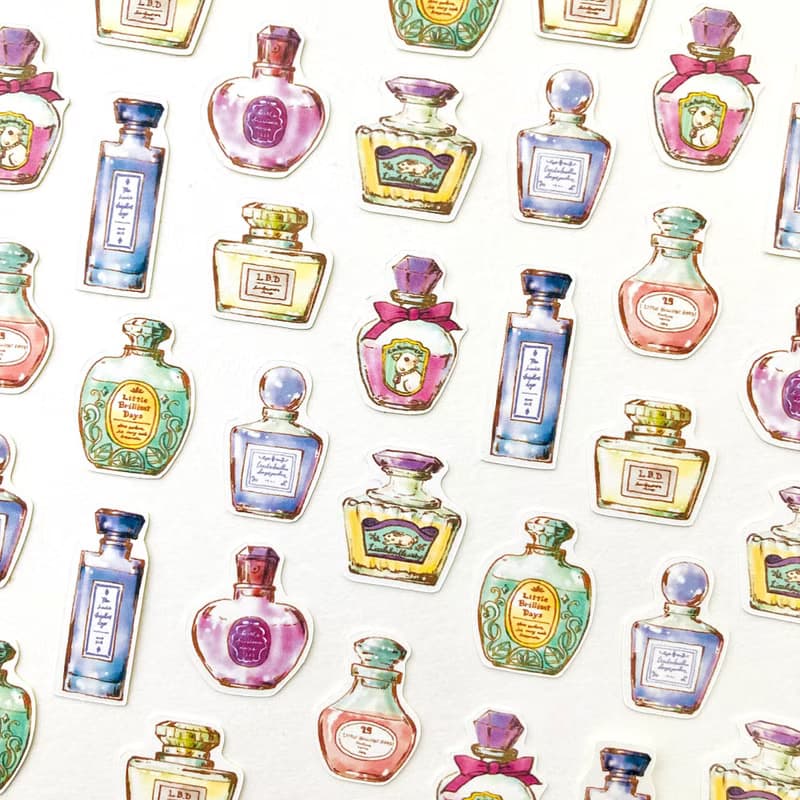 Perfumeフレークシール【32枚入】香水瓶