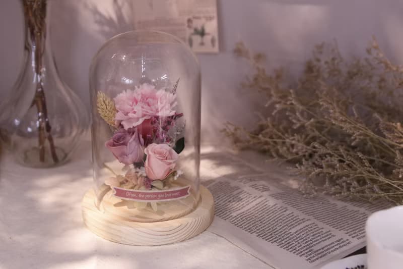 母親節特別款_康乃馨永生花盅