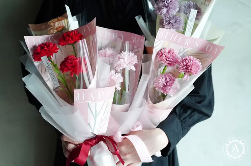母親節花禮 / 香芬皂花系列 / 康乃馨香氛皂花束
