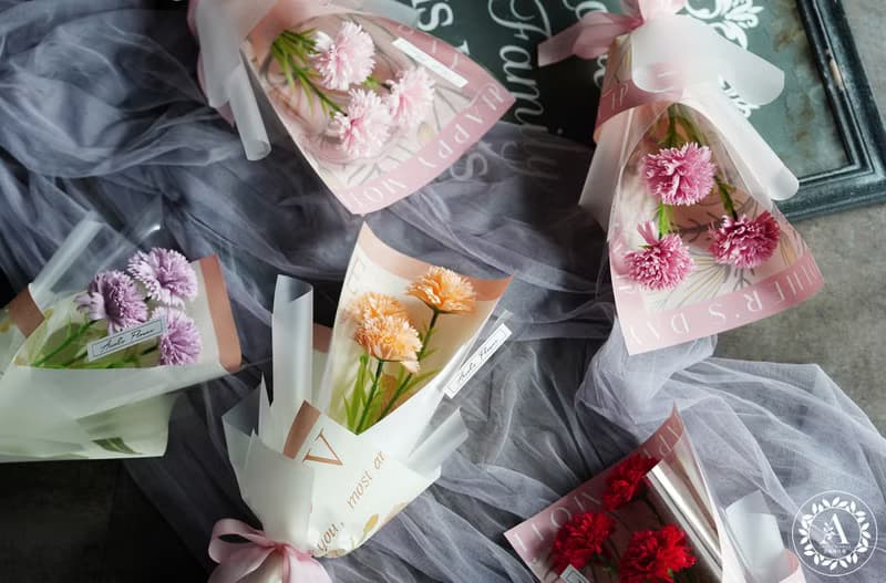 母親節花禮 / 香芬皂花系列 / 康乃馨香氛皂花束