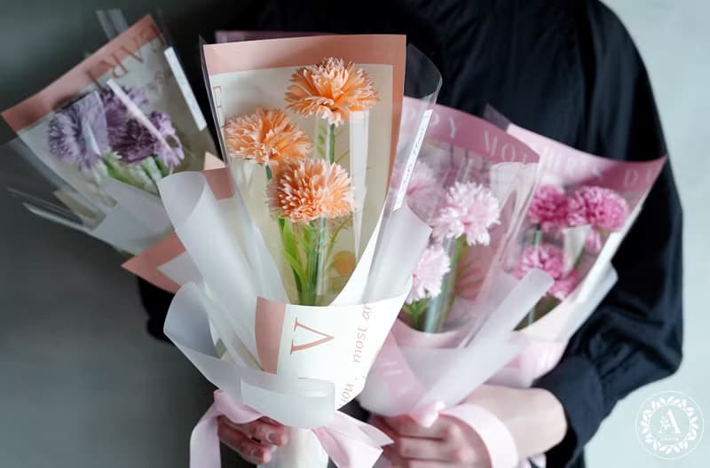 母親節花禮 / 香芬皂花系列 / 康乃馨香氛皂花束