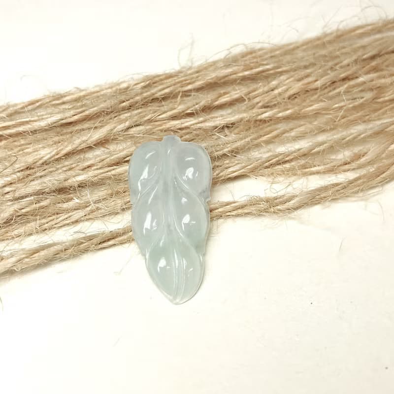【一葉致富】冰種翡翠葉子 | 天然緬甸A貨翡翠 | 送禮