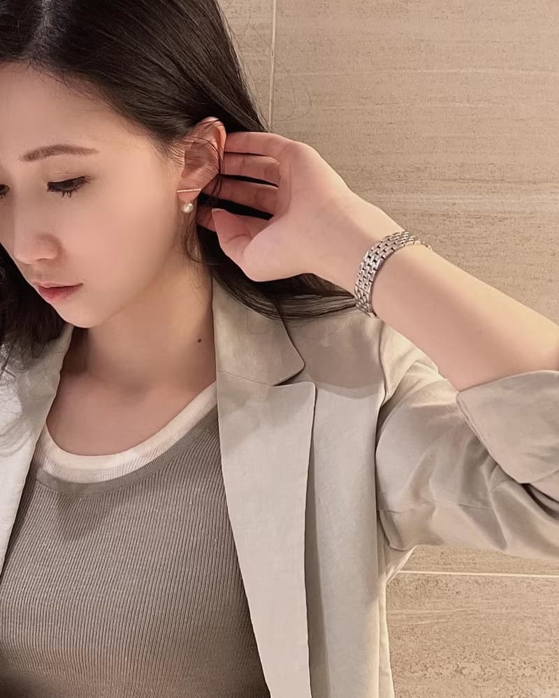 Inspirit _ 925純銀 抗敏耳針 優雅經典 珍珠耳環
